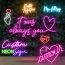Fashion M Cool White 43*25*5cm (including Packaging Size) (w) Acrylic Luminous Letter Atmosphere Light (with Electronics)
