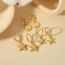 Fashion 1# Stainless Steel Starfish Earrings