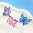 Fashion 1# Alloy Oil Dripping Butterfly Brooch