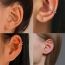 Fashion 2# Metal Diamond Geometric Ear Clip (single)