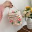 Fashion Sunflower Material Package + Instructional Video Wool Crochet Large Capacity Crossbody Bag Material Bag
