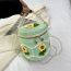 Fashion Tulip Material Pack + Instructional Video Wool Crochet Large Capacity Crossbody Bag Material Bag