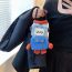 Fashion Robot Cell Phone Bag Wool Crochet Robot Crossbody Bag