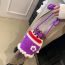 Fashion Purple Material Package + Instructional Video Wool Knitted Large Mouth Crossbody Bag Material Bag