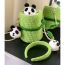 Fashion Panda Material Package + Teaching Wool Knitted Large-capacity Crossbody Bag Material Bag