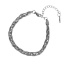 Fashion Silver Titanium Steel Multi-strand Chain Twist Bracelet