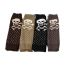 Fashion Brown Acrylic Printed Knitted Finger Sleeves