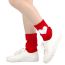 Fashion Red Wool Knitted Love Short Toes