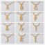Fashion Silveri Gold Plated Copper And Diamond 26 Letter Necklace