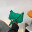 Fashion Green Felt Crocodile Shoulder Bag