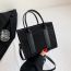 Fashion Black Pu Diamond-encrusted Large-capacity Crossbody Bag