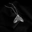 Fashion Silver Alloy Moth Necklace