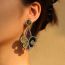 Fashion 7# Lip Love [5 Pairs Pack] Geometric Diamond Earring Set