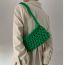 Fashion Pure White [finished Product Package] Cotton Rope Woven Shoulder Bag