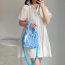 Fashion Blue [Portable] Woolen knitted crossbody bag