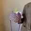 Fashion Purple Woolen Knitted Strawberry Crossbody Bag