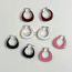Fashion Pink Alloy Geometric Earrings