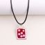 Fashion Dot Jar-necklace Acrylic Dot Jar Necklace