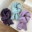 Fashion 10 Pieces Of Rice Cake Polyester Knitted Patch Scarf