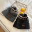 Fashion Crease Gray Wool Knitted Label Beanie