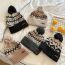 Fashion 1 Ball Line Meter Wool Knitted Label Beanie