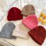 Fashion 4 Light Plate Wool Hat Meters Wool Knitted Beanie