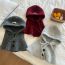 Fashion 1 Dharma Hat Powder Wool Knitted Button Hood And One-piece Scarf