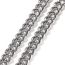 Fashion (alloy 2024 New Model) Silver Alloy Diamond Chain Necklace For Men