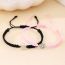Fashion Pair Of Black Spider And Web Flat Knot Bracelets Pair Of Stainless Steel Spider And Web Braided Bracelets
