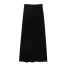 Fashion Black Velvet Three-dimensional Skirt