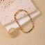 Fashion 5# Copper Inlaid Zirconium Geometric Ring Bracelet Set