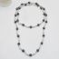 Fashion Silver Pearl Bead Necklace