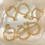 Fashion L Copper Beaded 26 Letter Pendant Bracelet (6mm)