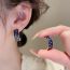Fashion Blue Butterfly) Alloy Dripping Butterfly Earrings