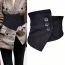 Fashion Three-button Girdle Fabric Buttoned Suit With Wide Waistband