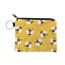 Fashion Bee Polyester Printed Large Capacity Coin Purse