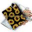Fashion Sunflower Polyester Printed Large Capacity Coin Purse