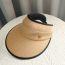 Fashion Turmeric Polyester Large Brim Hollow Top Sun Hat