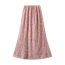 Fashion Pink Velvet Sequined Fishtail Skirt