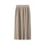 Fashion Coffee Slit Knitted Skirt