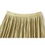 Fashion Green Polyester Embossed Pleated Skirt