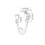 Fashion Silver Alloy Dart Integrated Ear Bone Clip Earrings (single)