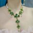 Fashion A Foreign Style Necklace Copper And Diamond Clover Pearl Necklace