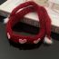 Fashion Red Plush Love Necklace
