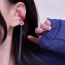 Fashion Bgold Alloy Paint Chain Tassel Ear Bone Clip Earrings (single)