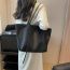 Fashion Black Oxford Cloth Large Capacity Shoulder Bag
