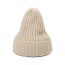 Fashion Beige Polyester Knitted Rolled Edge Beanie