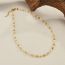 Fashion Gold Shell Bead Necklace