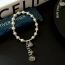 Fashion Silver Ball Beads Pearl Fruits Futing Babble Platform Bracelet