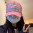 Fashion White Letter Embroidered Patch Baseball Cap